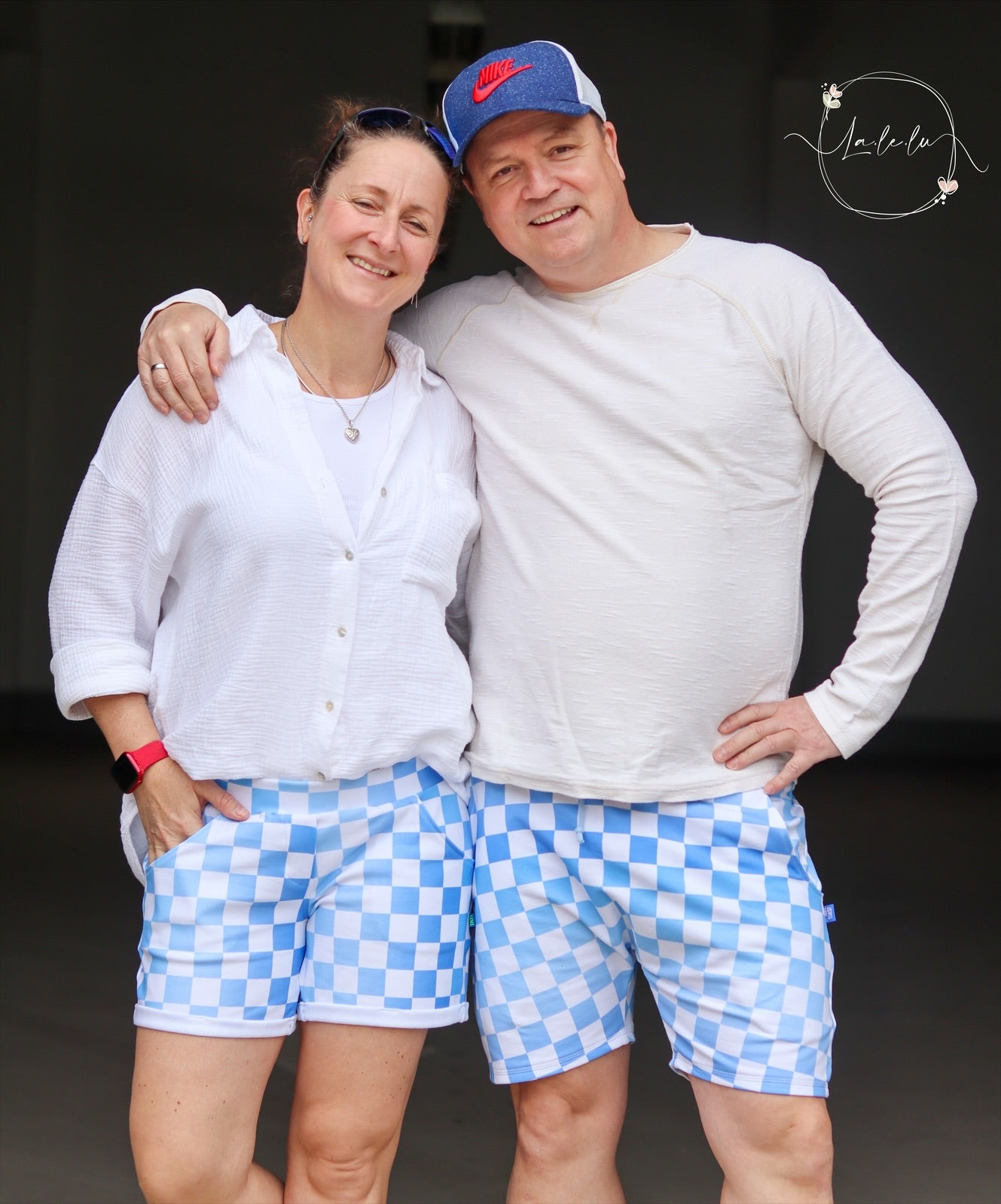 Blau Schachbrett Dauervorbestellung